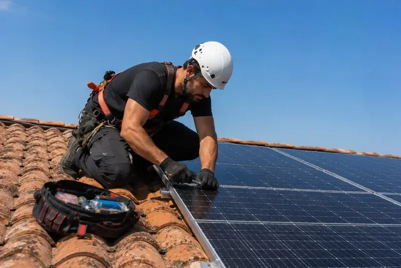 Maintenance et monitoring de panneaux solaires à Challonges
