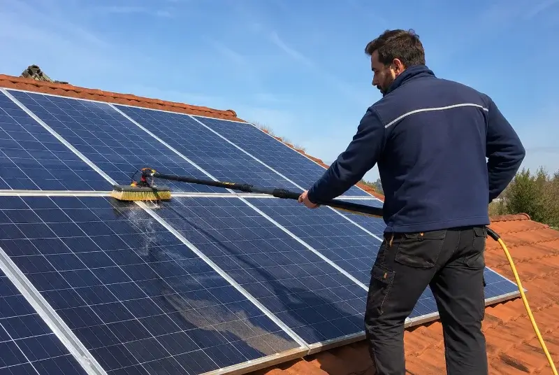 Nettoyage et entretien de panneaux solaires à Challonges